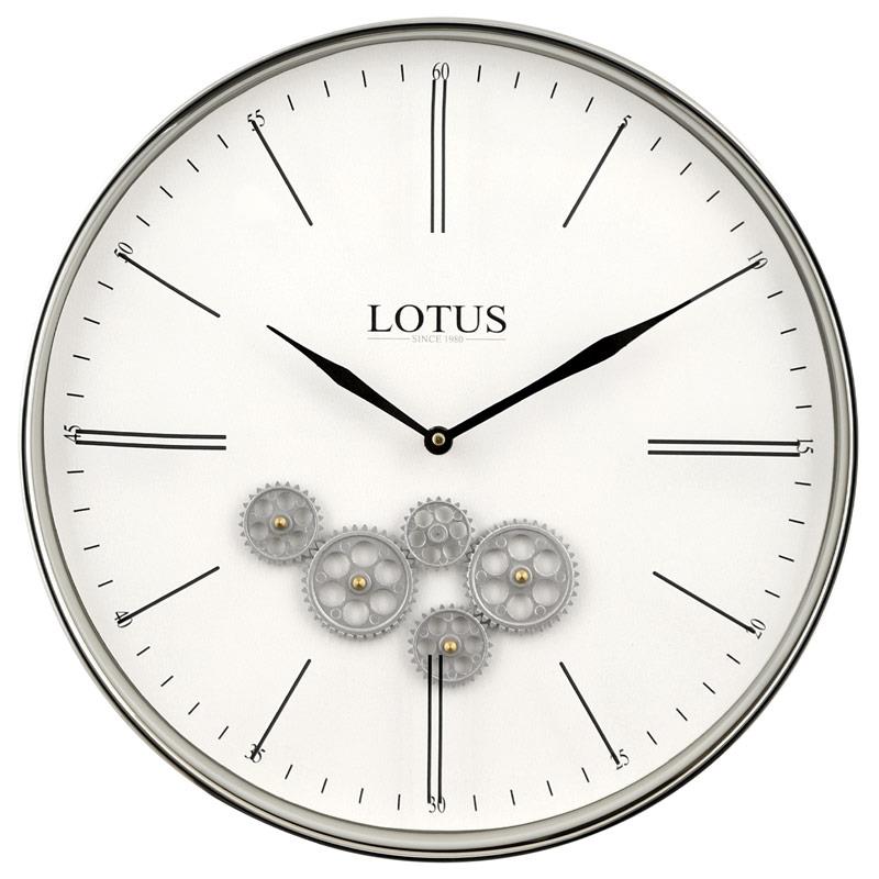 ساعت دیواری لوتوس کد GC-300310-WESTON- SILVER