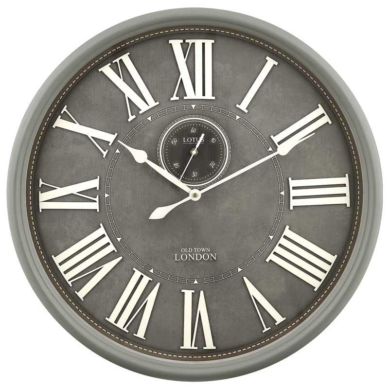 ساعت دیواری لوتوس کد W-161-GRAY -ANSON